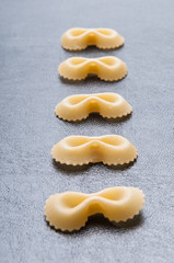 Noodles on the table