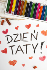 Kolorowa laurka na Dzień Ojca © czarny_bez