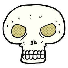 cartoon skull