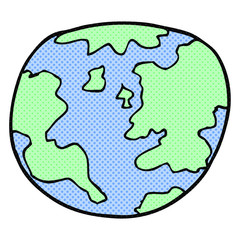 cartoon planet earth