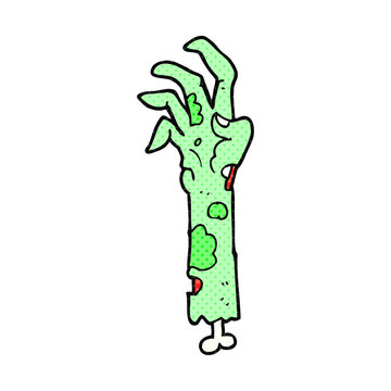 cartoon zombie arm