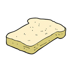 cartoon bread slice