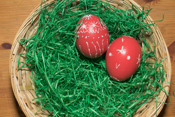 easter,red eggs