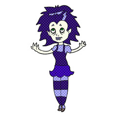 cartoon vampire girl