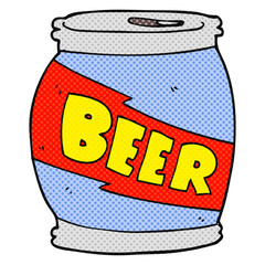cartoon beer can