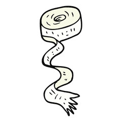 cartoon roll of bandages