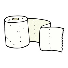 cartoon toilet roll