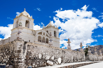 San Pedro de Alcantara Church in Cabanaconde, Peru