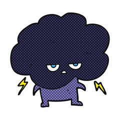 cartoon raincloud