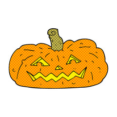 cartoon halloween pumpkin