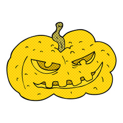 cartoon halloween pumpkin
