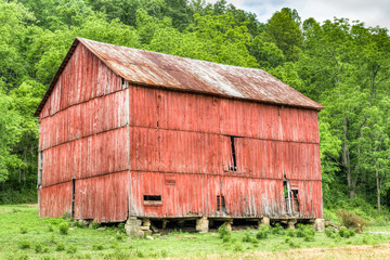 Rural Red Ohio Barn