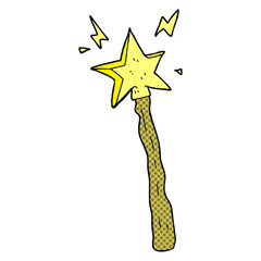 cartoon magic wand