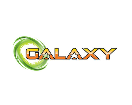 galaxy typography 3