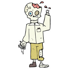 cartoon zombie
