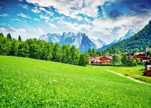 Beautiful little mountainous village