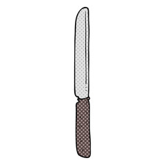 cartoon cutlery knife