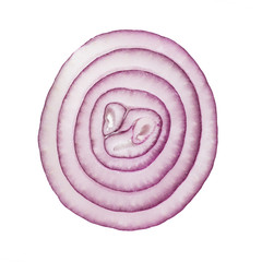 Slice of red onion