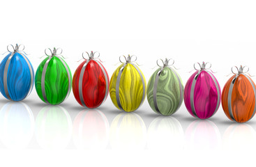 Kolorowe pisanki © CUKMEN