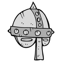 cartoon medieval helmet