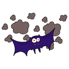 cartoon vampire bat