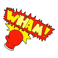 cartoon boxing glove punch