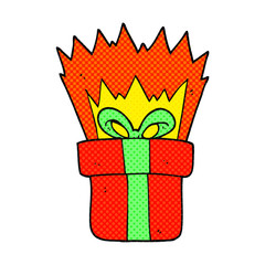 cartoon christmas gift