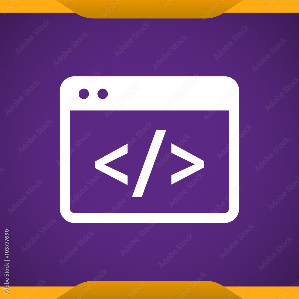 Poster Coding icon