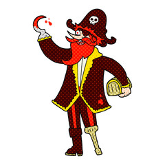 cartoon pirate captain