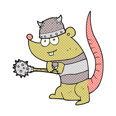 cartoon rat warrior