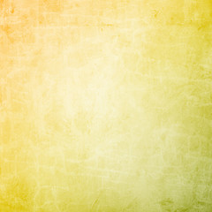 Obraz premium Żółta ściana grunge tekstury tła
