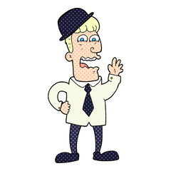 cartoon businessman