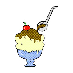 cartoon ice cream