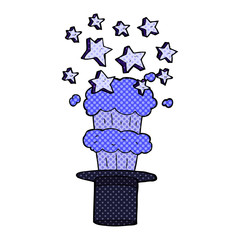 cartoon magic top hat