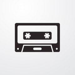 Fototapeta premium Cassette icon