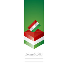 Elections in Hungary white background vector