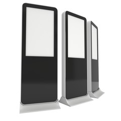 Trade show booth LCD display stand.
