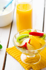 fruit yogurt salad.