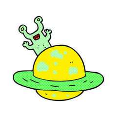 cartoon alien planet