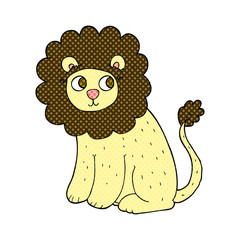 cartoon cute lion