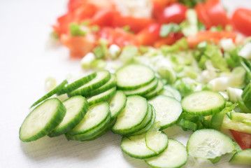 vegetables in the kitchen