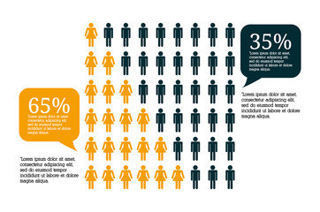 Infographic people design 