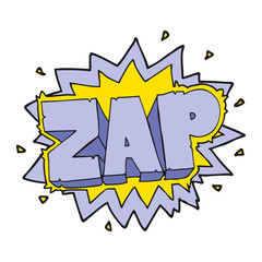 cartoon zap explosion sign