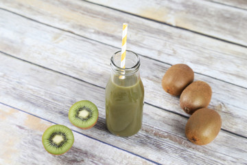 Healthy green smoothie