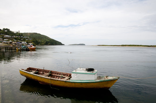 Wooden Boat - Ancud - Chile