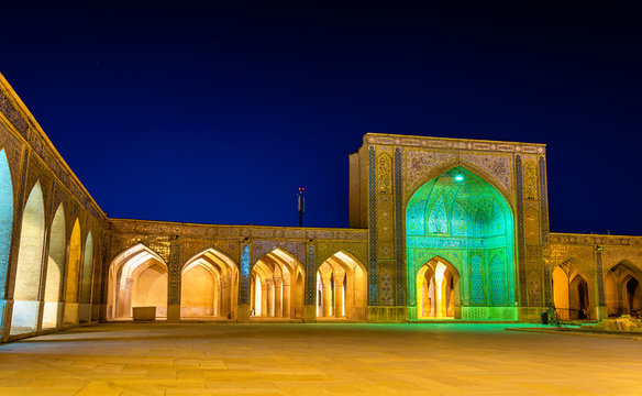 Vakil Mosque, a mosque in Shiraz, southern Iran. 