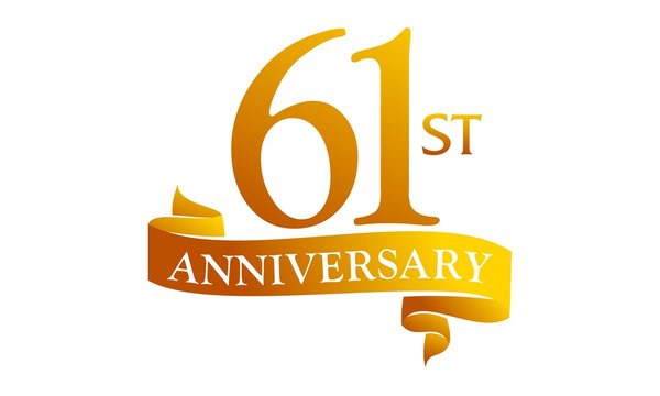 61 Ribbon Anniversary 