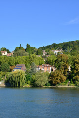 Ile de France,  picturesque city of Triel sur Seine