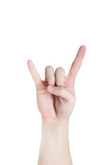 Humab hand gesture