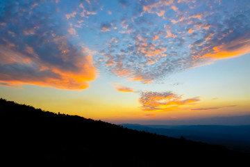 Mountain at north of Thailand